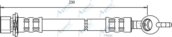 APEC BRAKING Тормозной шланг HOS3695